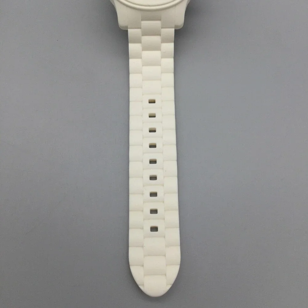 Michael Kors MK-5292 Womens Watch 42mm White Chronograph New Battery